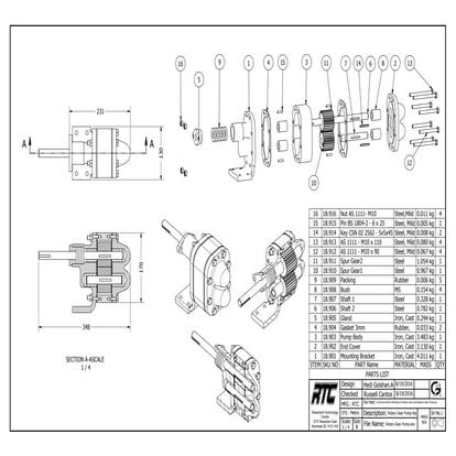 Rotary Gear Pump | PDF