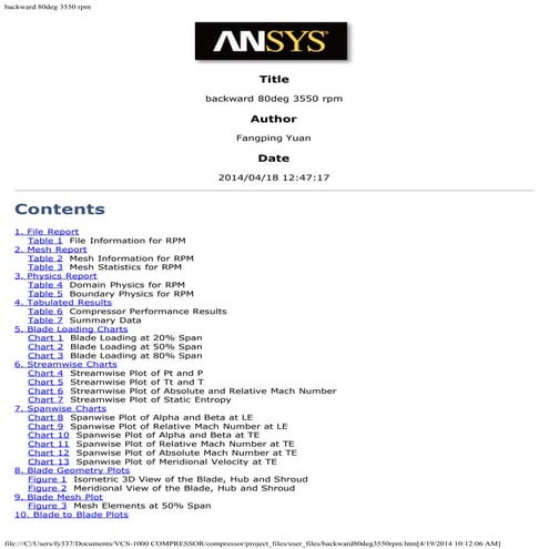 compressor simulation | PDF