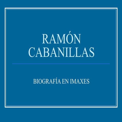 Ramón Cabanillas