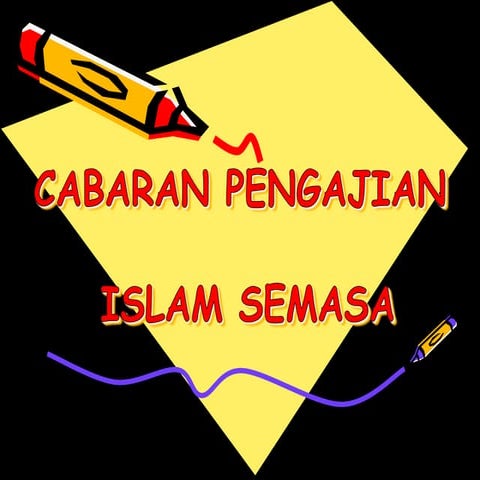 Cabaran pengajian islam semasa 2