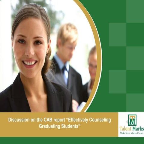 Cab effectively counseling students career centers