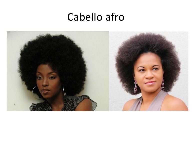 Cabello afro y graso