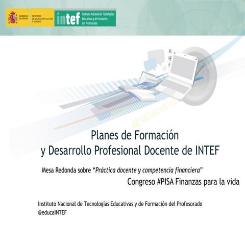 Congreso PISA Finanzas para la vida 10 Julio 2ª Sesión (INTEF)