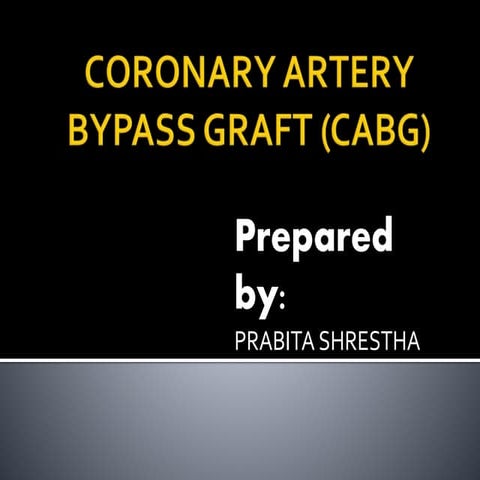 Coronary Artery Bypass Surgery (CABG)