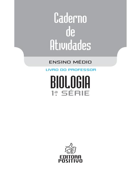 Caderno de Bilogia 1º ano - Resolvido