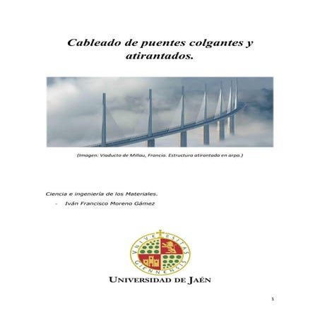 Cableado de puentes colgantes y atirantados