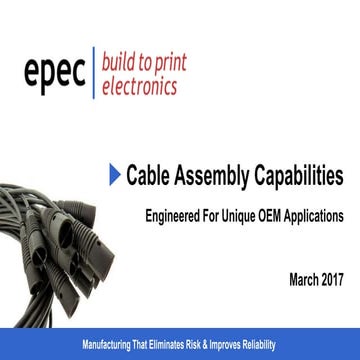 Cable Assembly Capabilities