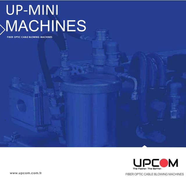 Cable blowing machine