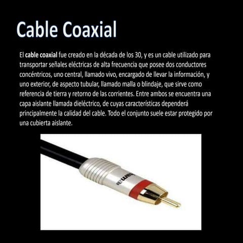 PRESENTACION CABLE COAXIAL | PPS