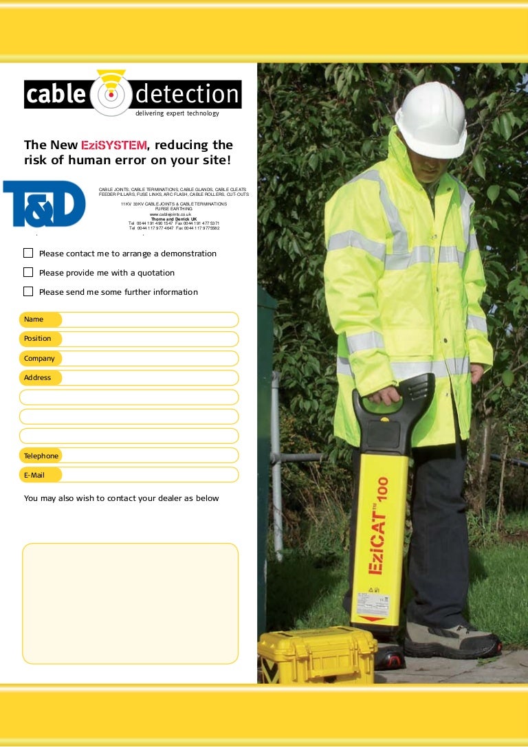 Cable Detection Tools Cable Detection Tools Cable Detection EZICAT