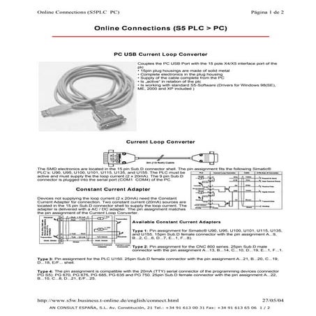 Cable ibh pc_usb_jm | PDF