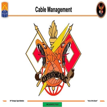 Cable Management Training powerpoint .pptx