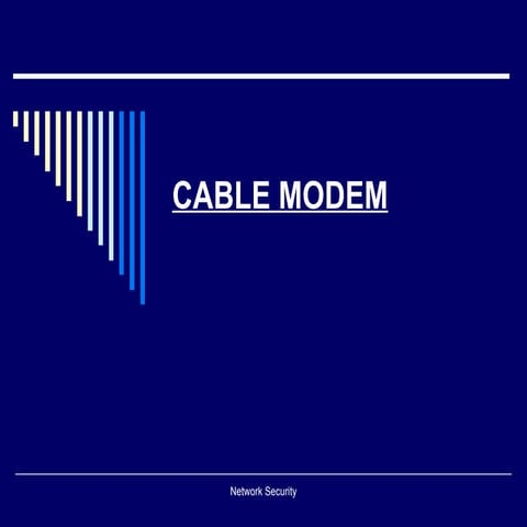 Cable modem
