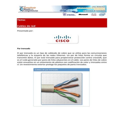 Cables de red
