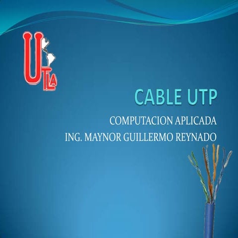 Configuracion de cable utp | PPTX
