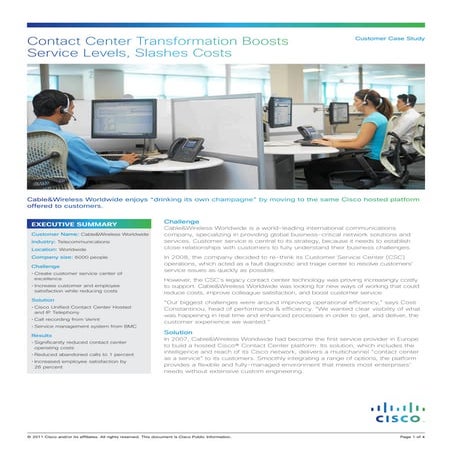 Cable & Wireless- Cisco
