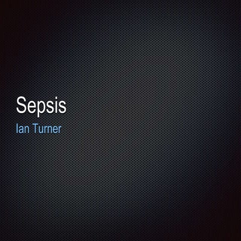 Sepsis in the ED