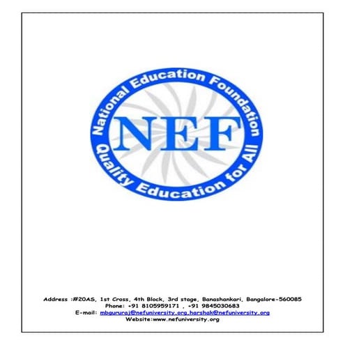 NEF Brochure - Brief | PDF