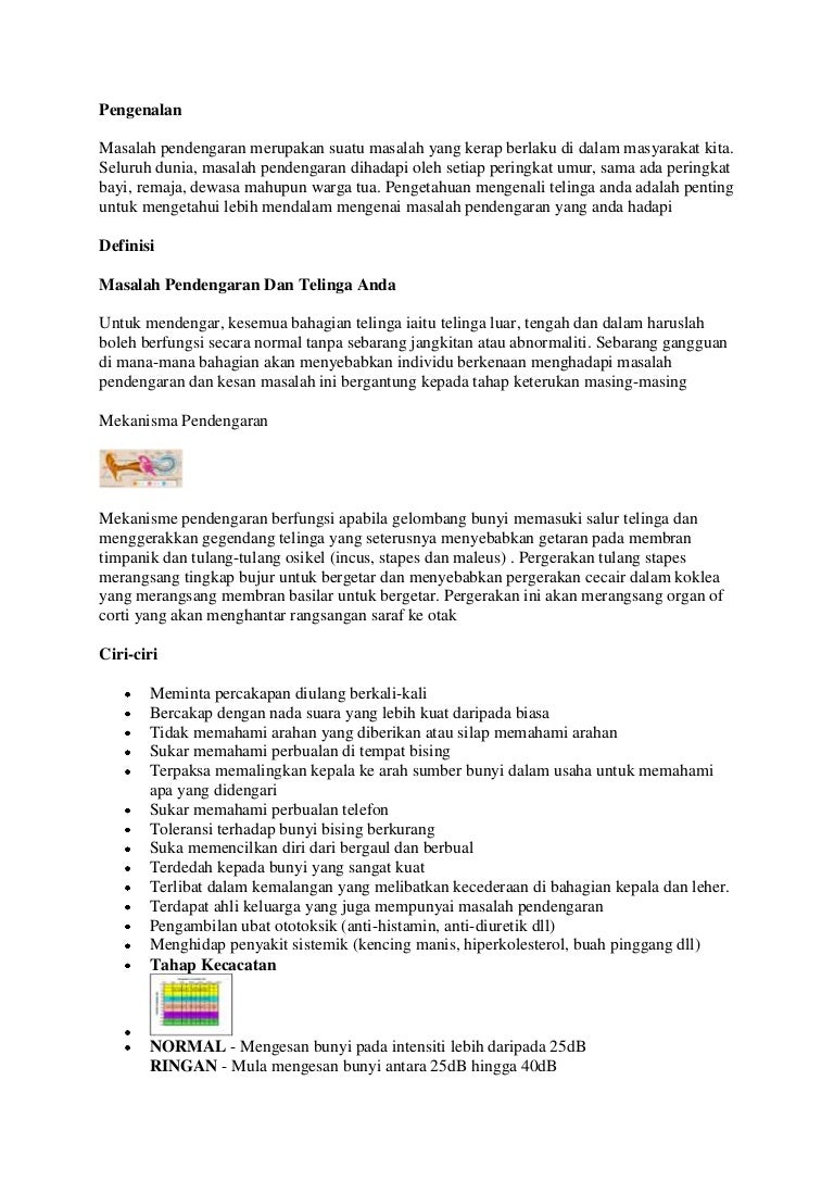 Cacat Pendengaran