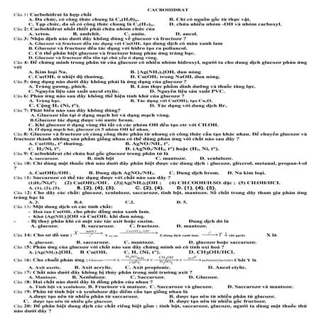 Cacbohdrat polime chương 5