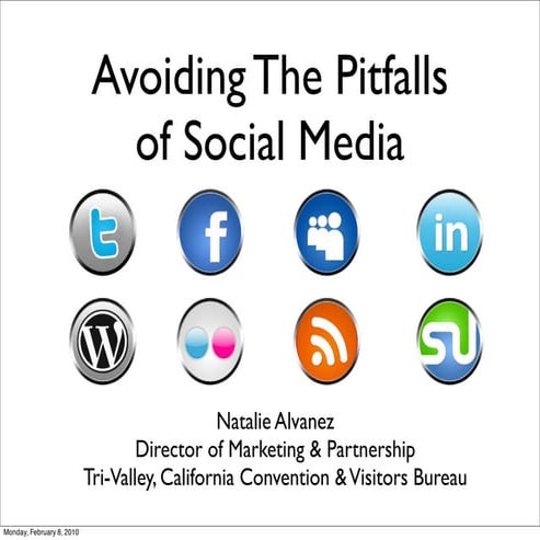 WACE Presentation: Pitfalls of Social Media