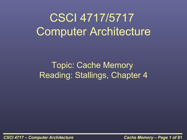 Cache