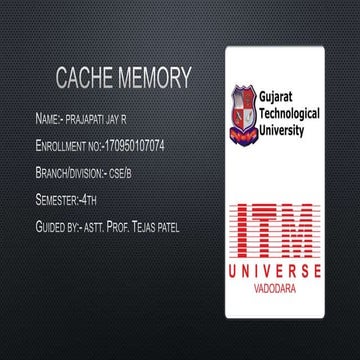 Cache memory