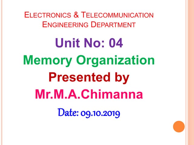 Cache memory