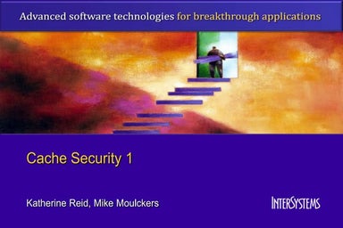 Cache Security- The Basics