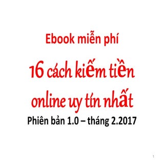 18 cách kiếm tiền online uy tín nhất