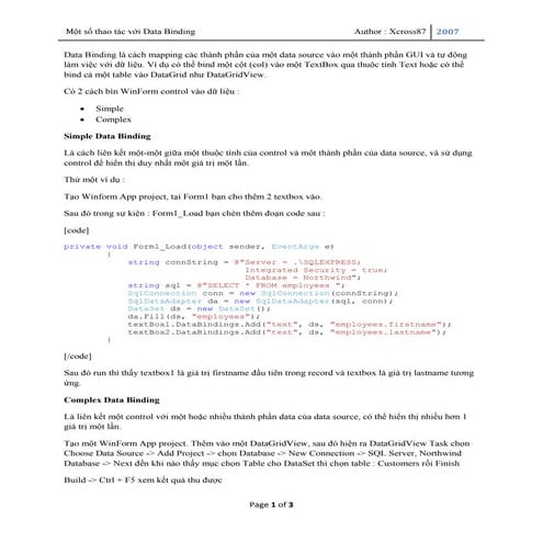 Cach su dung databinding