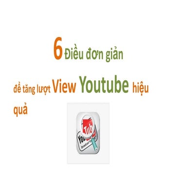 Cách tăng VIEW trên Youtube!