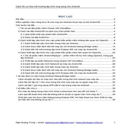 Cách tối ưu hóa môi trường lập trình ứng dụng cho Android - Tăng tốc máy ảo A...