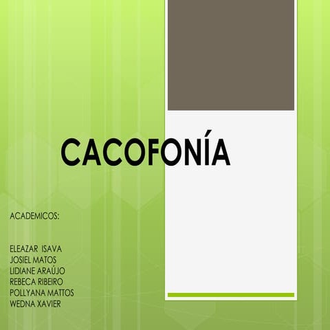 Cacofonia