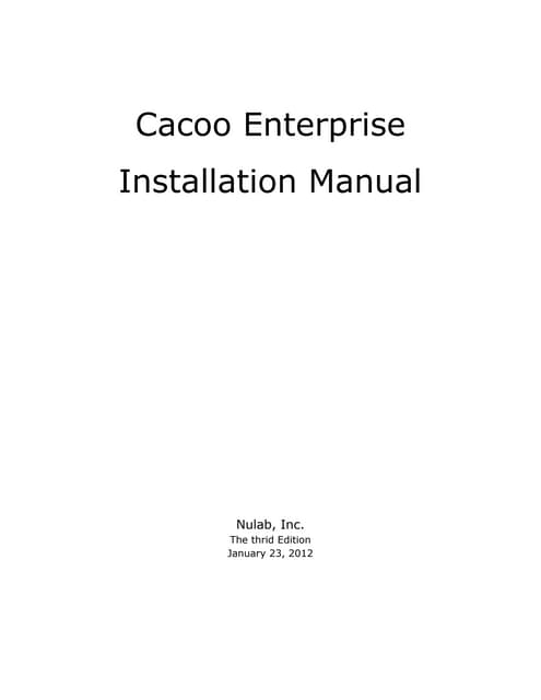 Cacoo enterprise installation_manual