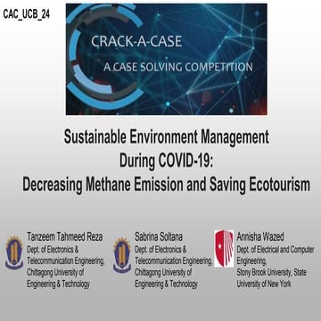 Sustainable Environment Management During COVID-19: Decreasing Methane ...