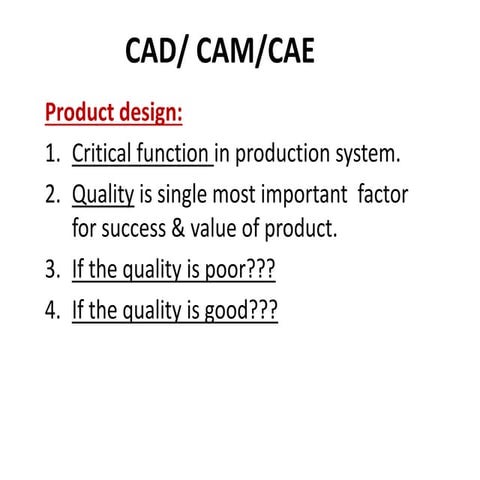 Cad cam-cae