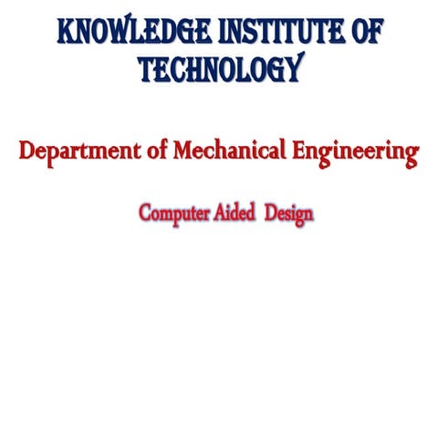Learn about cad and cam for engineering study | PDF