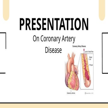 Detailed about coronary artery disease medical surgical | PPTX