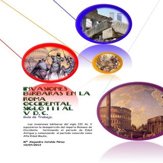 Caída del imperio romano de occidente.