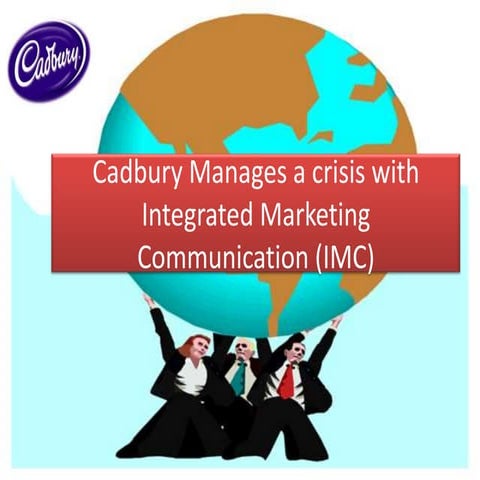 Cadbury manages a crisis with integrated marketing communication