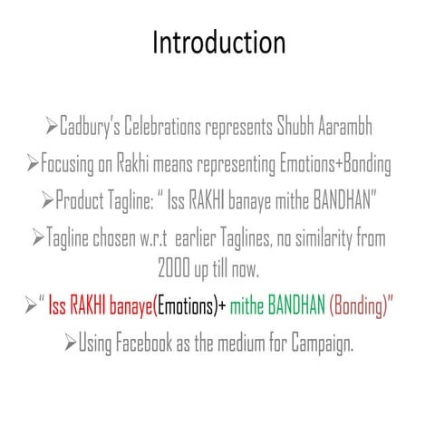 Cadburys celebrationsppt antriksh