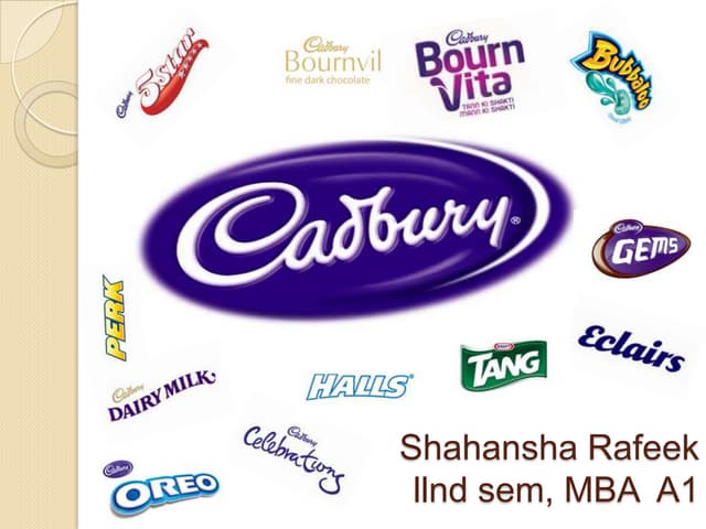 Cadbury shahansha.ppt