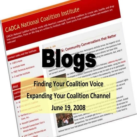 Cadca Blog Webinar