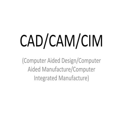 Cadcam