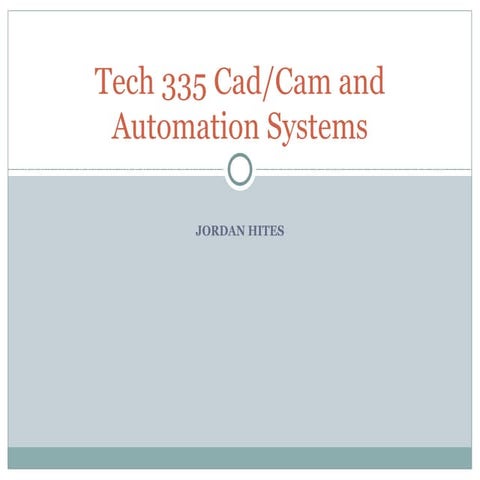 Cad Cam And Automation Systems