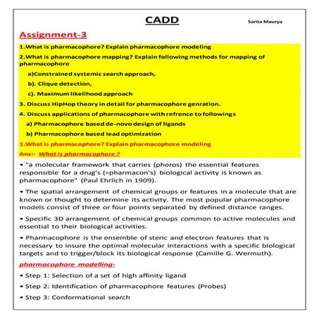 CADD assignment unit 3