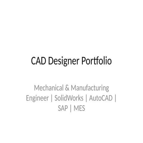 CAD_Designer_Portfolio_Template.pptxmvpJL | PPTX