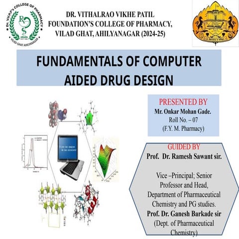 Fundamentals of computer aided drug design.pptx