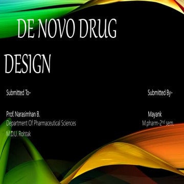 De Novo Drug Design